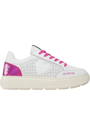 Moschino Sko, Dame, Flerfarvet, 39 EU, Polyester, Bold Sneakers