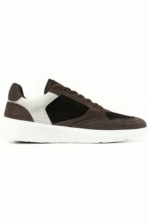 Nubikk Sko, Herre, Flerfarvet, 46 EU, Suede, Wave Grå Ruskind Sorte Sko