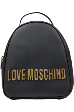 Moschino Taske, Dame, Sort, ONE SIZE, Uld, Rygsæk med lynlåslukning