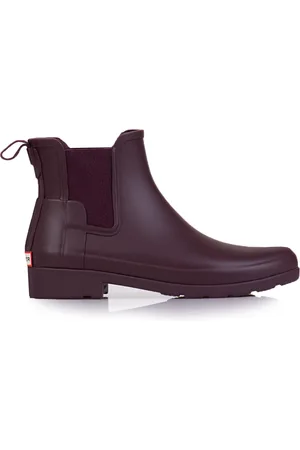 Hunter Sko, Dame, Rød, 37 EU, Chelsea Gummistøvler Burgundy