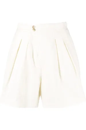 FORTE FORTE Shorts, Dame, , L, Bomuld, Shorts i afslappet bomulds- og hørblend