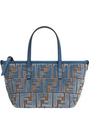 Fendi Taske, Dame, Blå, ONE SIZE, Mini Roll Bag