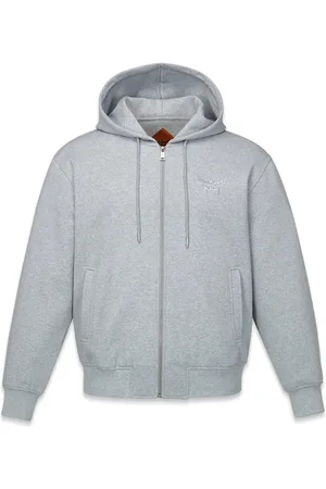 MCM Sweathshirts & Hoodies, Herre, Grå, XL, Bomuld, Hættetrøje Essential i Romanit med Logo
