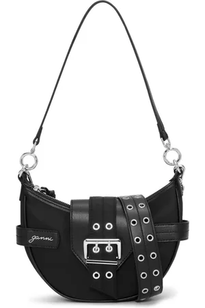 Ganni Taske, Dame, Sort, ONE SIZE, Uld, Bucky Small Skuldertaske