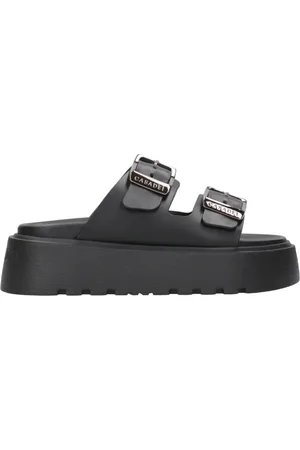 Casadei Sko, Dame, Sort, 39 EU, Læder, Læder Sliders