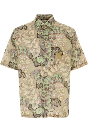 Etro Skjorte, Herre, Flerfarvet, 2XL, Bomuld, Bomulds Skjorte med Print