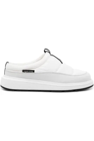 Canada Goose Sko, Dame, Hvid, 37 EU, Læder, Cypress Puffer Mules