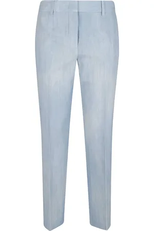 ERMANNO SCERVINO Bukser, Dame, Blå, M, Uld, Elegante Bukser
