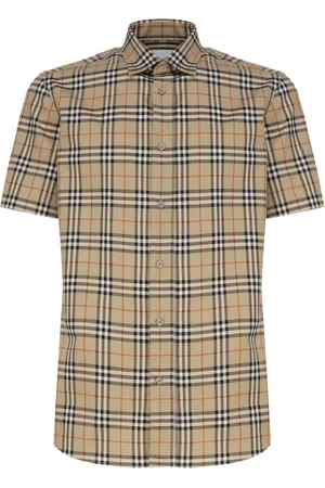 Burberry Skjorte, Herre, , M, Bomuld, Vintage Check Button-Up Skjorte
