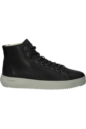Blackstone Sko, Herre, Sort, 45 EU, Læder, Dylan High Top Sneaker