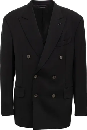 Tom Ford Jakke, Herre, Sort, L, Elegant Sort Dobbeltbrystet Jakke