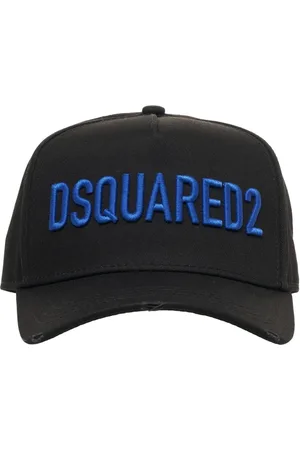 Dsquared2 Tilbehør, Herre, Sort, ONE SIZE, Bomuld, Sort Baseball Cap