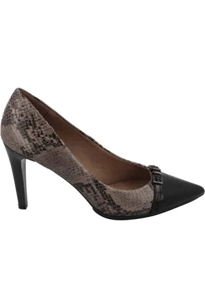 Hispanitas Sko, Dame, Brun, 40 EU, Læder, Python Læder Hælede Pumps