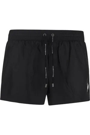 Dolce & Gabbana Badetøj, Herre, Sort, S, Uld, Stilfuld strandtøj til mænd