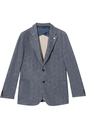 Brooks Brothers Jakke, Herre, Blå, L, Bomuld, Bomuldsblandet Jersey Jakke