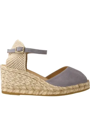 Gaimo Sko, Dame, Blå, 36 EU, Læder, Blå Ronny Kvinders Espadrille Sko