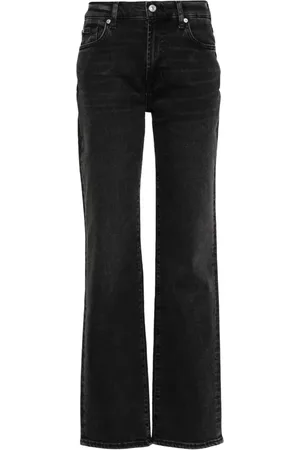 7 for all Mankind Jeans, Dame, Sort, W28, Bomuld, Bootcut Jeans