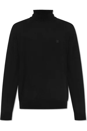 Etro Strik, Herre, Sort, L, Uld, Turtleneck Sweater