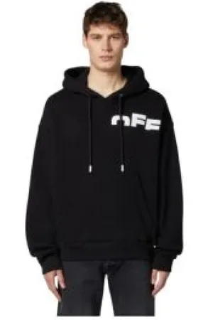 OFF-WHITE Sweathshirts & Hoodies, Herre, Sort, XL, Sort Sweater Kollektion
