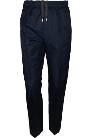 Lanvin Bukser, Herre, Blå, M, Bomuld, Elastiske bukser