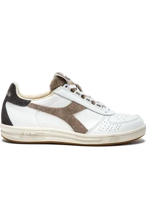 Diadora Sko, Dame, Hvid, 44 EU, Læder, Elite Torino Italy Sport Hvide Sneakers