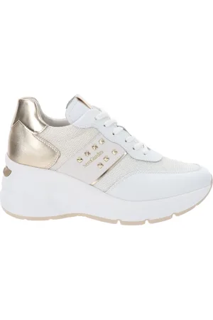 Nero Giardini Sko, Dame, Hvid, 36 EU, Læder, Skipper Rete Chic Sneakers