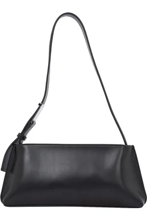 Calvin Klein Taske, Dame, Sort, ONE SIZE, Uld, Skuldertaske med præget logo