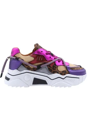DWRS Sko, Dame, Lilla, 36 EU, Uld, Chic Carpa Sneaker