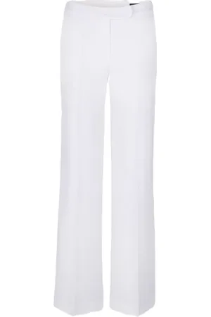 Windsor Bukser, Dame, Hvid, S, Linned, Hvide Linned Marlene Bukser