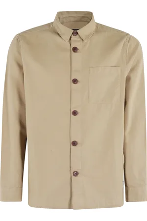 Barbour Jakke, Herre, Brun, L, Bomuld, Sten Bomuld Overshirt Jakke