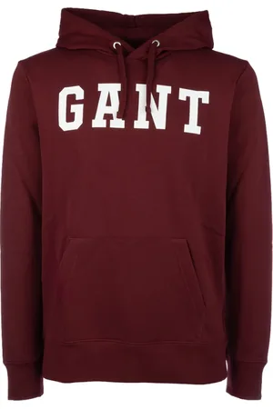 GANT Sweathshirts & Hoodies, Herre, Rød, XL, Uld, Hoodie