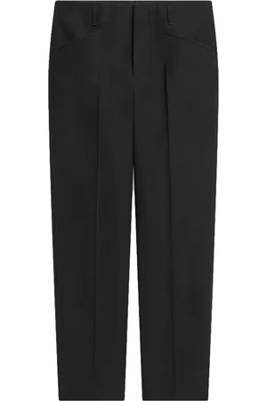 DRIES VAN NOTEN Bukser, Herre, Sort, L, Uld, Sort uld skræddersyede bukser