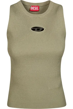 Diesel Top, Dame, Grå, XS, Polyester, Tanktop