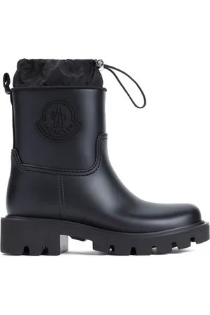 Moncler Sko, Dame, Sort, 39 EU, Kickstream Sorte PVC Støvler