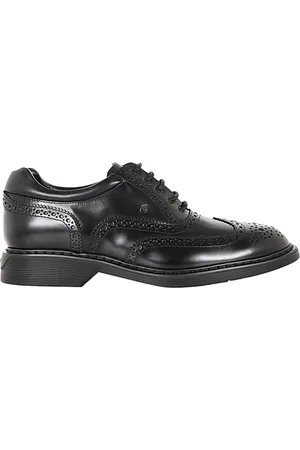Hogan Sko, Herre, Sort, 45 EU, Læder, Business Sko Upgrade - Clic Lace-up
