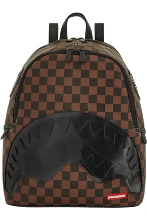 Sprayground Taske, unisex, Brun, ONE SIZE, Uld, Klar Rygsæk med Lynlåslomme foran