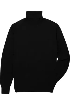 Brooks Brothers Strik, Herre, Sort, S, Uld, Merinould Turtleneck