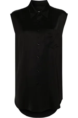Maison Margiela Top, Dame, Sort, L, Sleeveless Top