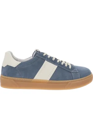 Nero Giardini Sko, Herre, Blå, 40 EU, Uld, Læder Sneakers – Stilfulde og Holdbare