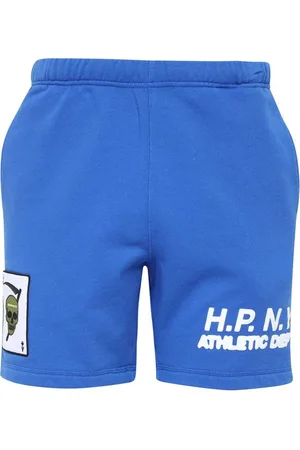 Heron Preston Shorts, Herre, Blå, L, Bomuld, Casual Sweatshorts for Everyday Comfort