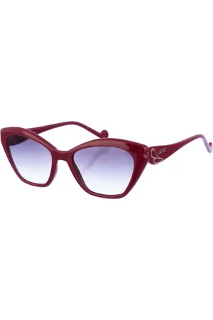 Liu Jo Tilbehør, Dame, Rød, ONE SIZE, Tyl, Butterfly Style Acetate Solbriller