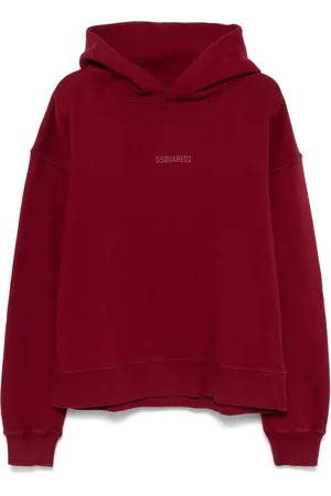 Dsquared2 Sweathshirts & Hoodies, Herre, Rød, L, Rød Sweater Kollektion