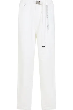 MASTERMIND Jeans, Herre, Hvid, S, Bomuld, Hvide Bomuldsbukser Casual Stil
