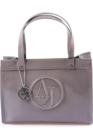 Emporio Armani Taske, Dame, Grå, ONE SIZE, Polyester, Håndtaske