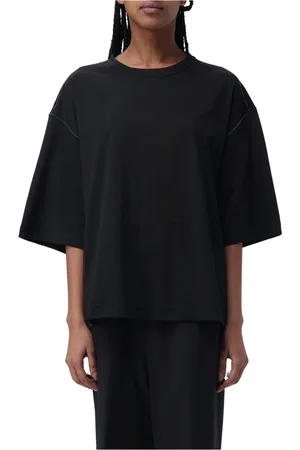 Fabiana Filippi Top, Dame, Sort, XS, Bomuld, Maglia T-Shirt
