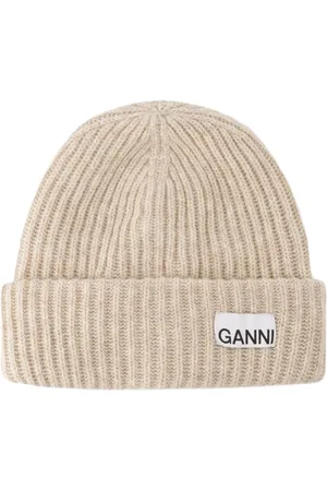 Ganni Tilbehør, Dame, , ONE SIZE, Uld, Uld Beanie