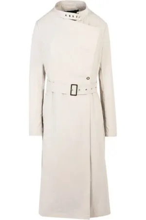 Emporio Armani Frakke, Dame, , M, Bomuld, Belted Trench Coat