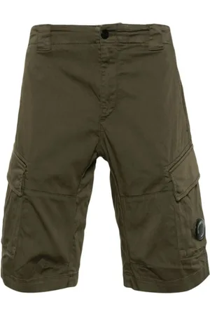 C.P. Company Shorts, Herre, Grøn, S, Bomuld, Stretch Sateen Cargo Shorts