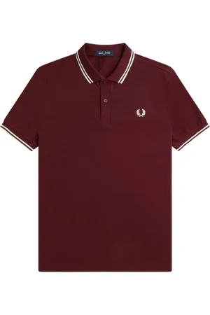 Fred Perry Top, Herre, Rød, S, Bomuld, Klassisk Polo Shirt