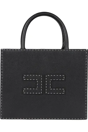 Elisabetta Franchi Taske, Dame, Sort, ONE SIZE, Uld, Stilfuld skuldertaske